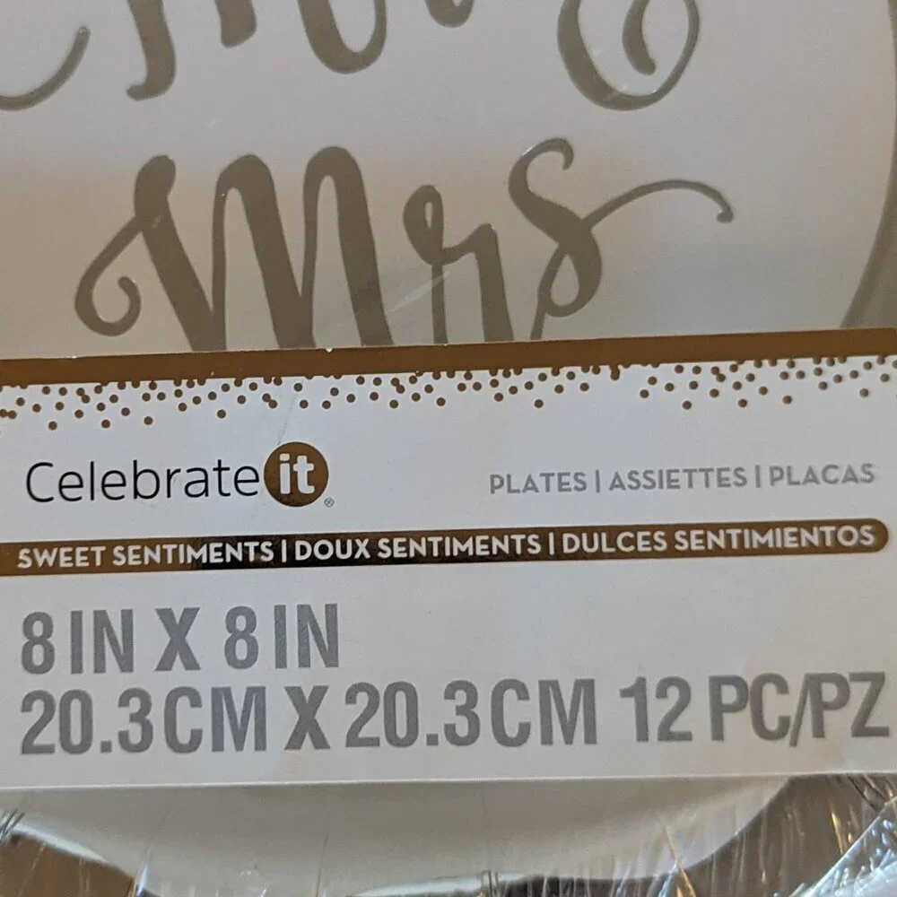 NWT Bachelorette Hen Party Wedding Reception Coasters Paper Plates Celebrate It